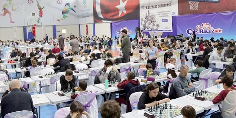 ÇERKEZKÖY BELEDİYESİ 8. GELENEKSEL SATRANÇ TURNUVASI BAŞLIYOR